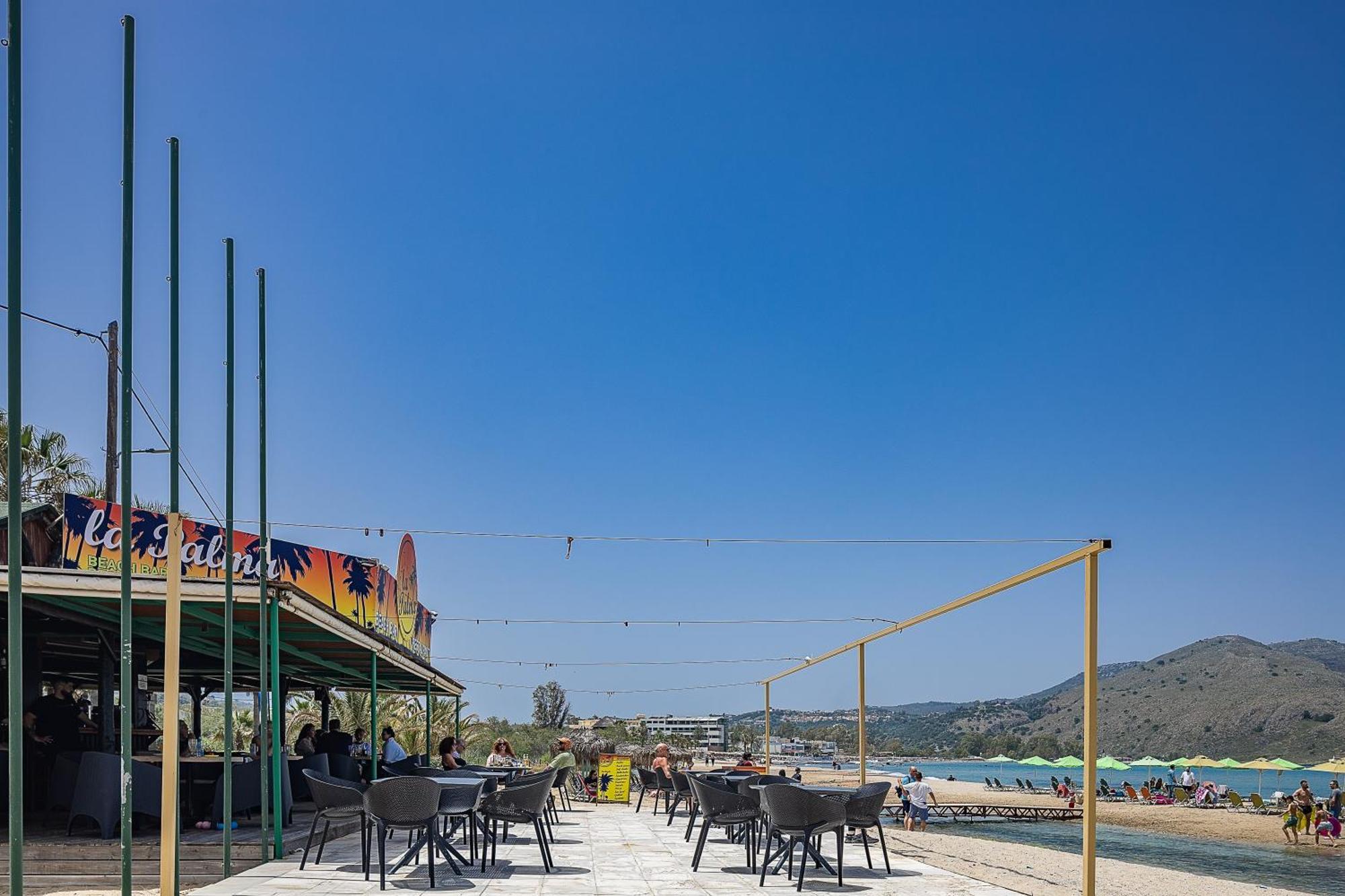 La Palma Beachfront Suites Georgioupoli Bagian luar foto