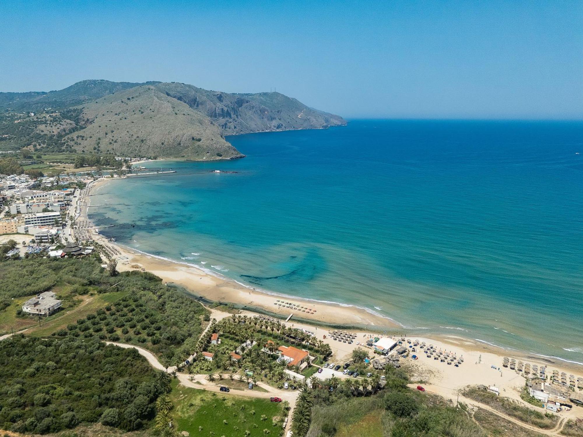La Palma Beachfront Suites Georgioupoli Bagian luar foto